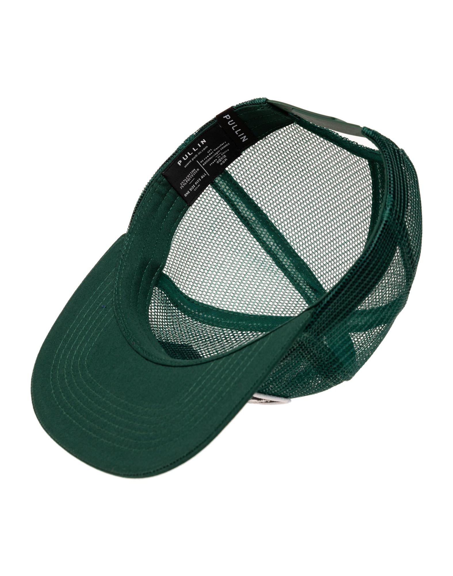 GREEN CASQUETTE CASQUETTE FISHER GREEN - PULLIN accessories