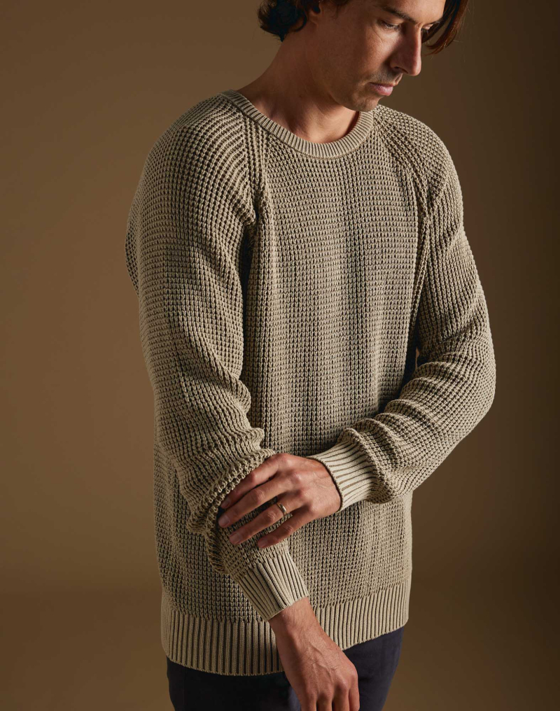 Men's jumper PULL COCOON TAUPE