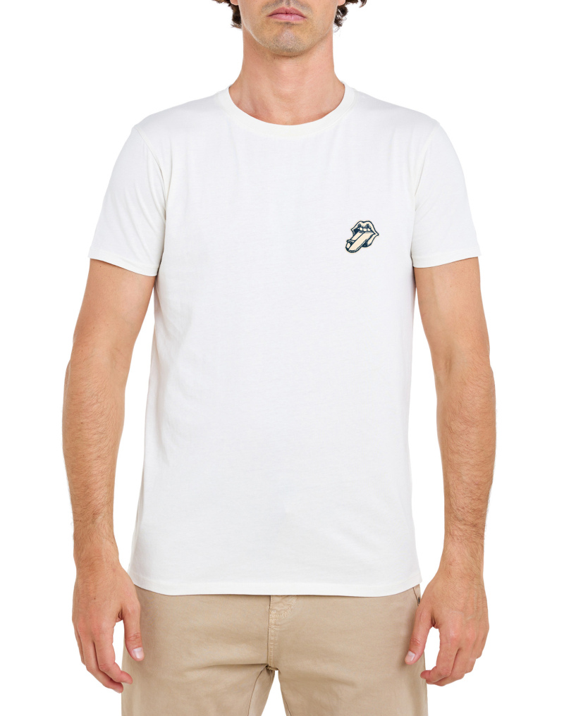 Men's t-shirt PATCHTONGSURFWHITE