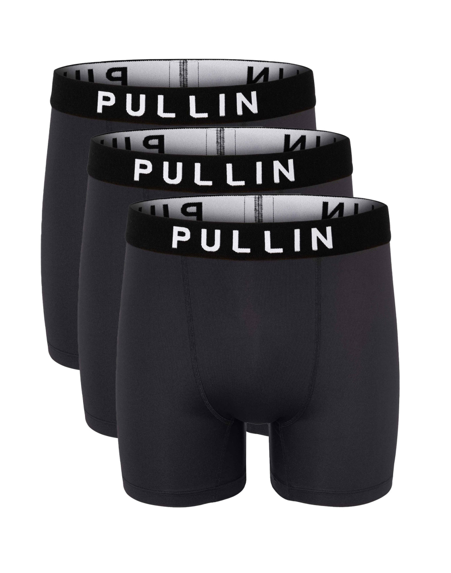 PACK DE 3 BOXERS LONGS BLACK