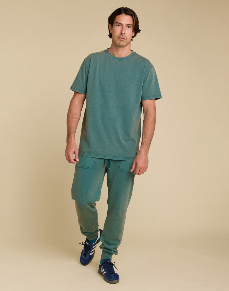 Men's sweat Pant JOGGING LOOSE TEAL