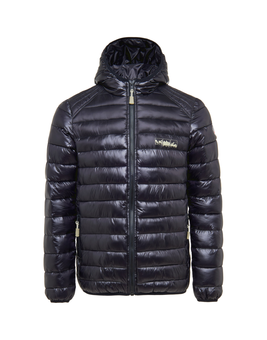 Men's feather jacket LUCKY BLACK