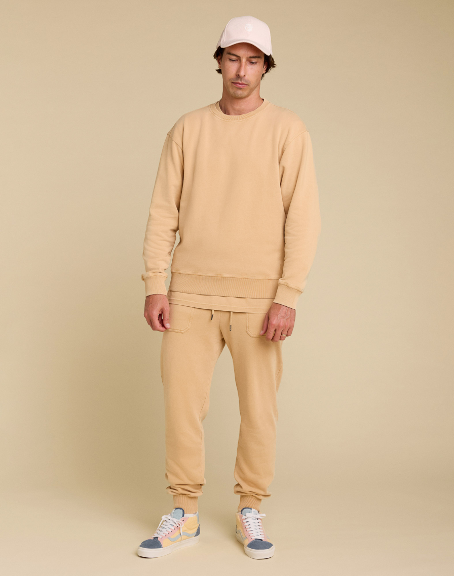 Men's sweat CREW APRICOT