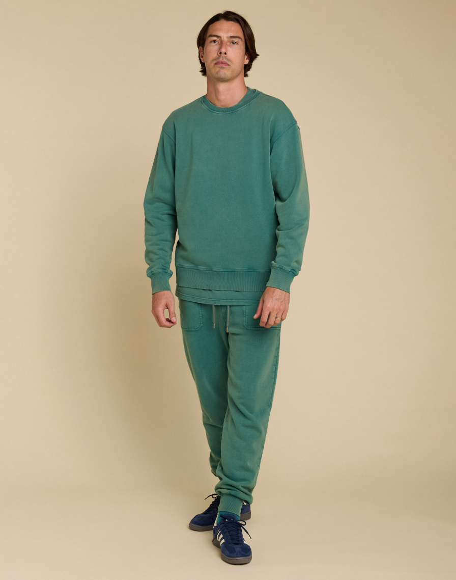 Men's sweat CREW TEAL