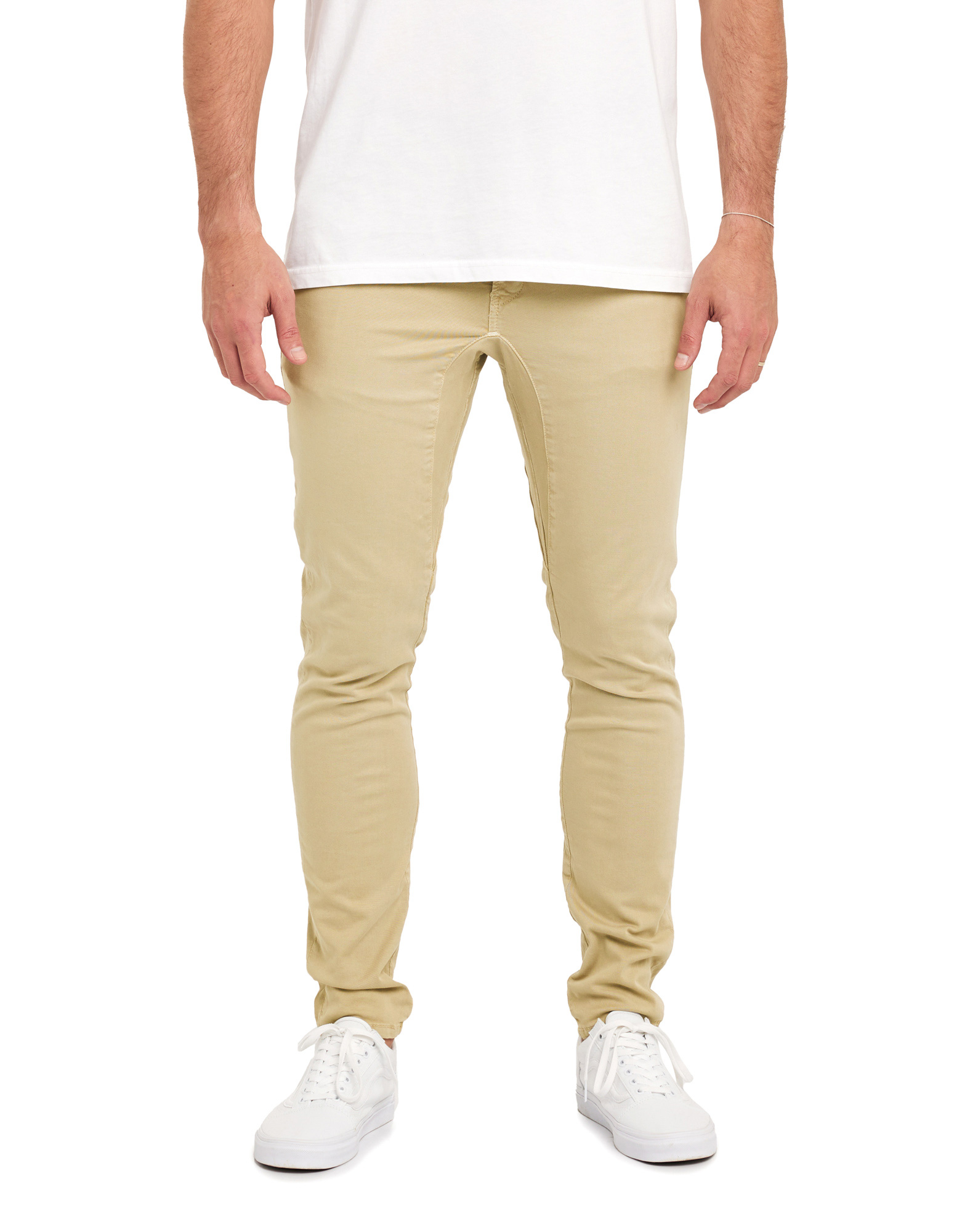 Men's pants chino cut CREAM