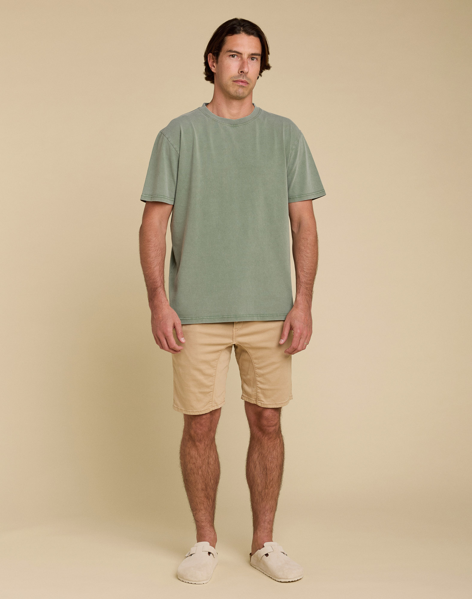 Men's short DENING SHORT CHINO BISCOTTI