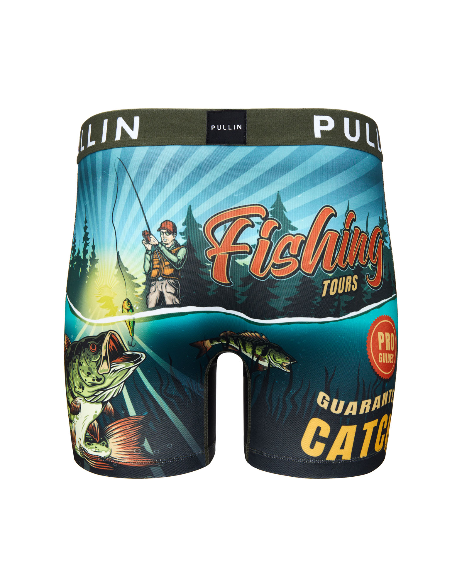 MULTICOLOR MEN'S TRUNK FASHION 2 GONEFISHING - Men's underwear PULLIN