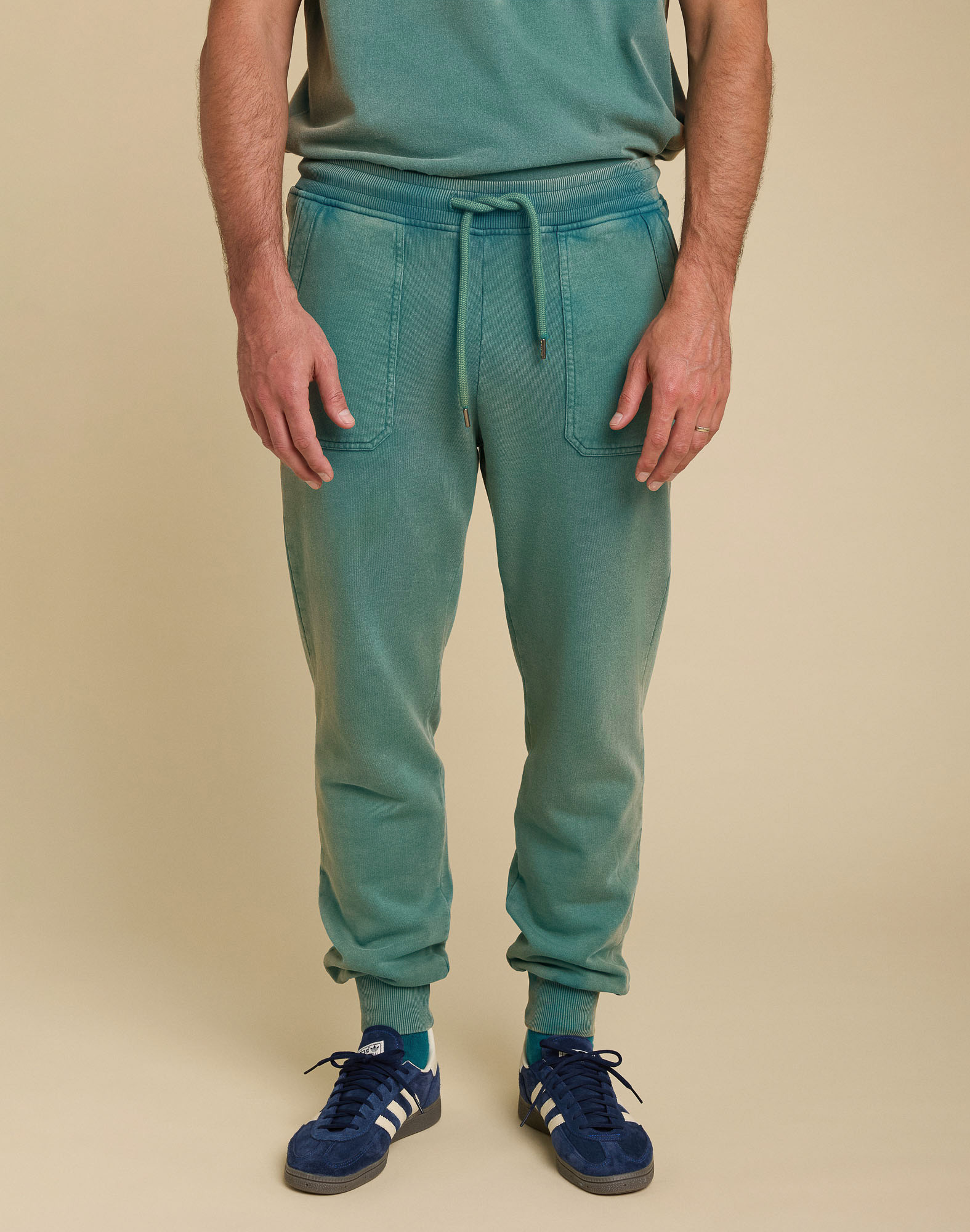 Men's sweat Pant JOGGING LOOSE TEAL