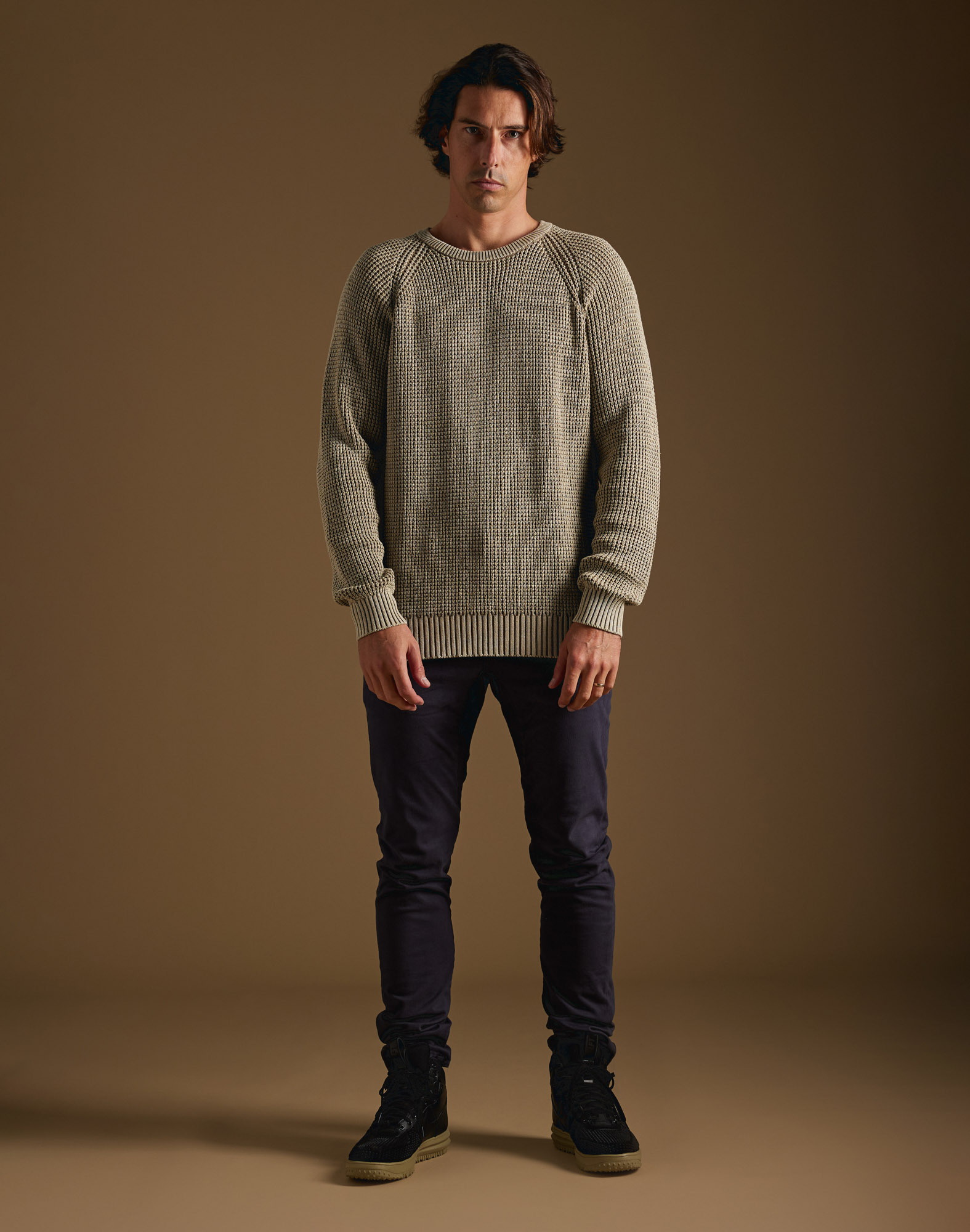 Men's jumper PULL COCOON TAUPE