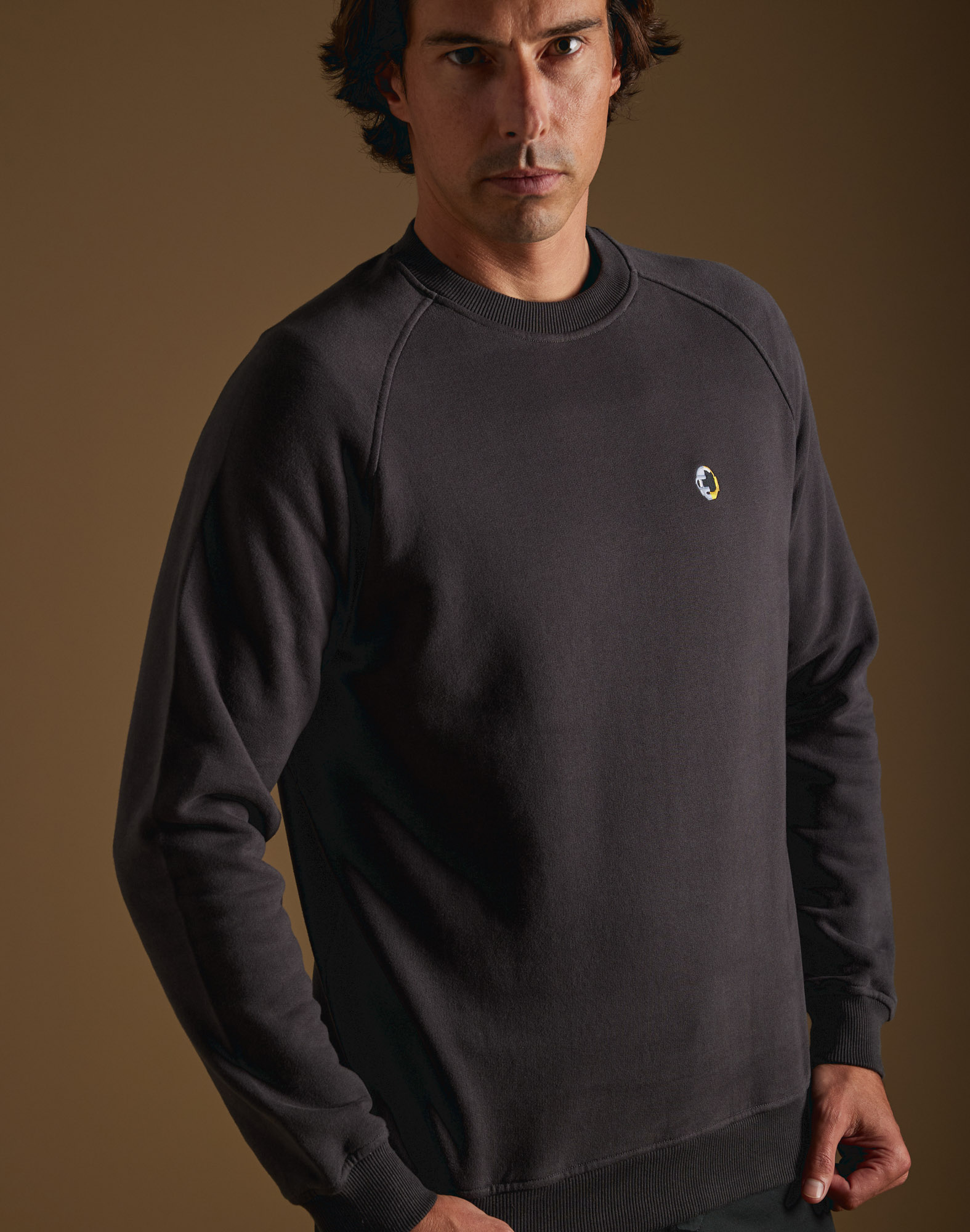 Men's sweat CREW PATCHLEGENDBLACK