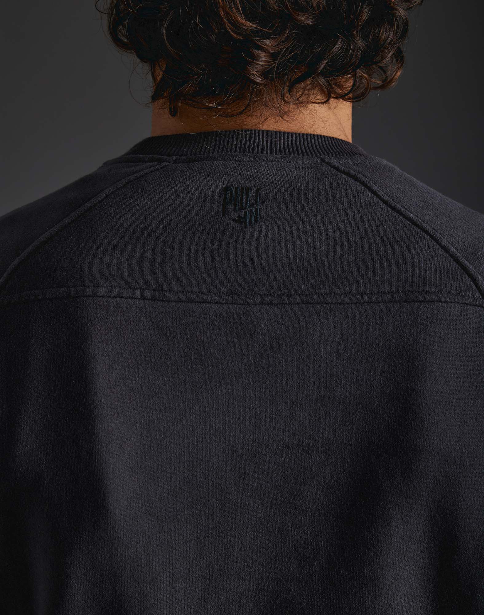 Men's sweat CREW PATCHLEGENDBLACK